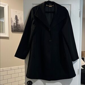 ERRE Cashmere Black Trench Coat